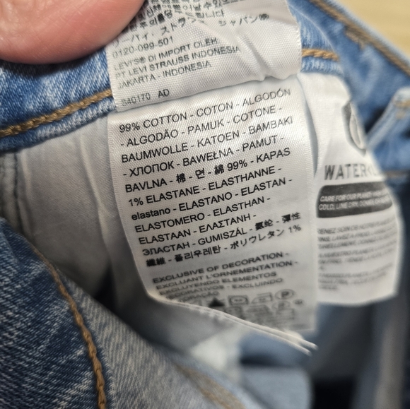 Levi's 70s High Flare Full Length Jeans New Size 28 - Picture 6 of 6